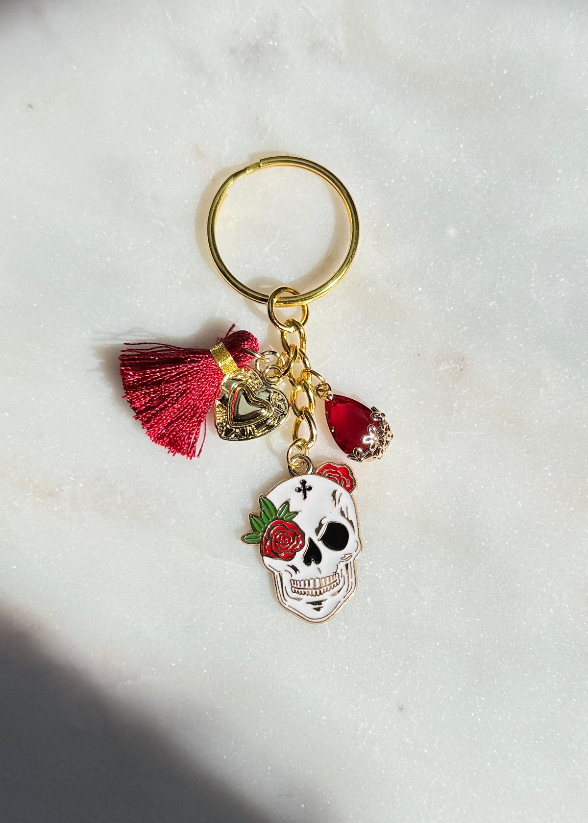Dia De Los Muertos Keychain–Bag Charm