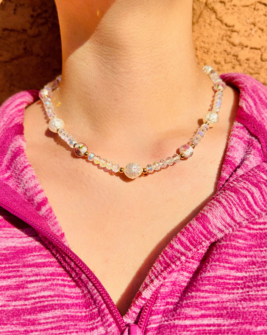 Vintage Victorian Core Inspired Beaded Necklace