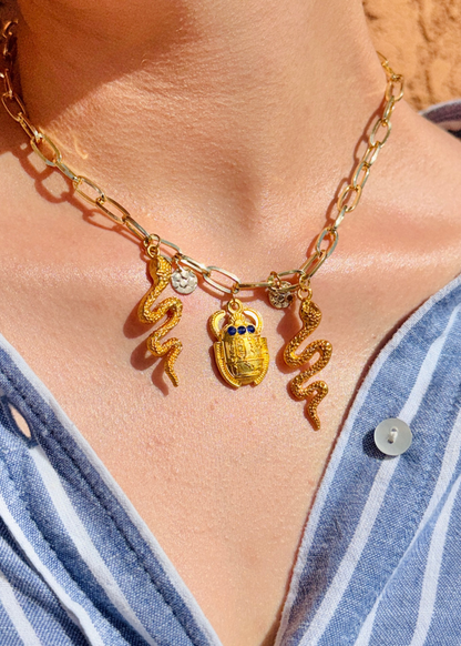 Egyptian Elegance Chained Necklace