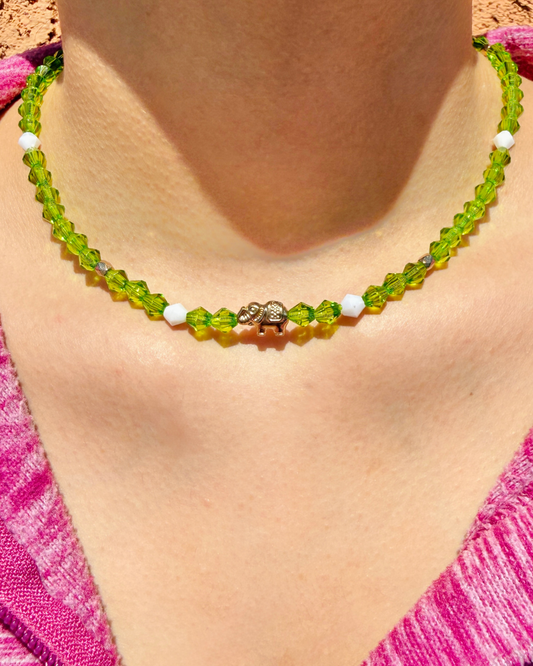 Lucky Elephant Beaded Necklace