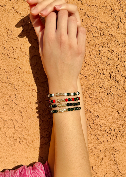 Saint Jude Beaded Charm Bracelet