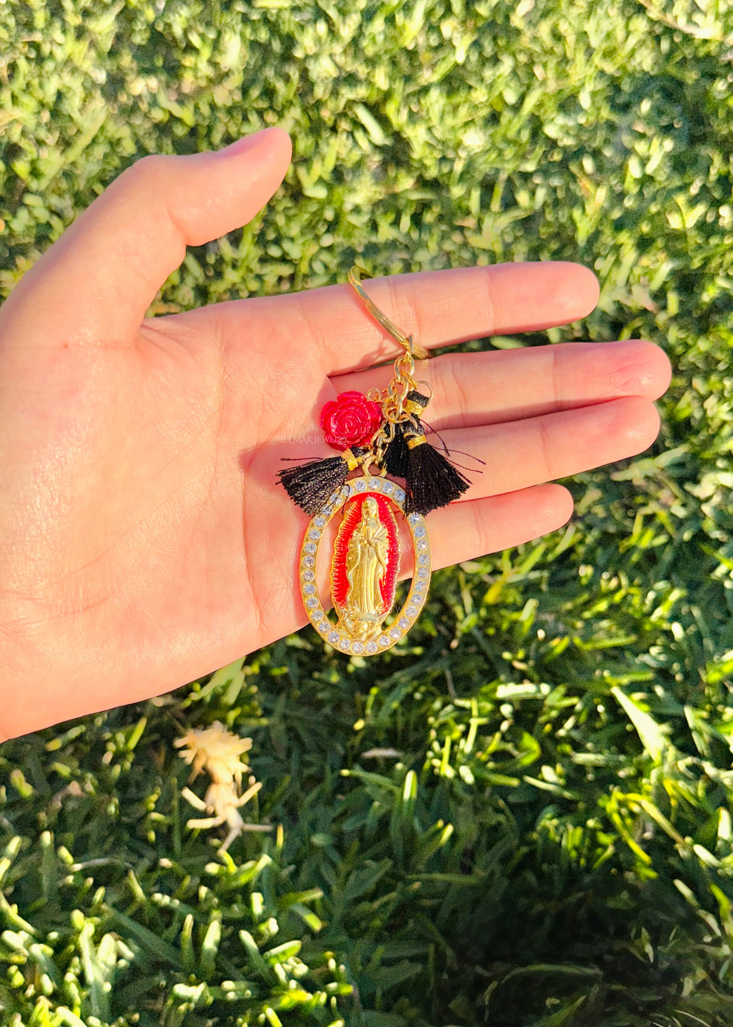 La Rosa: Virgen de Guadalupe Keychain