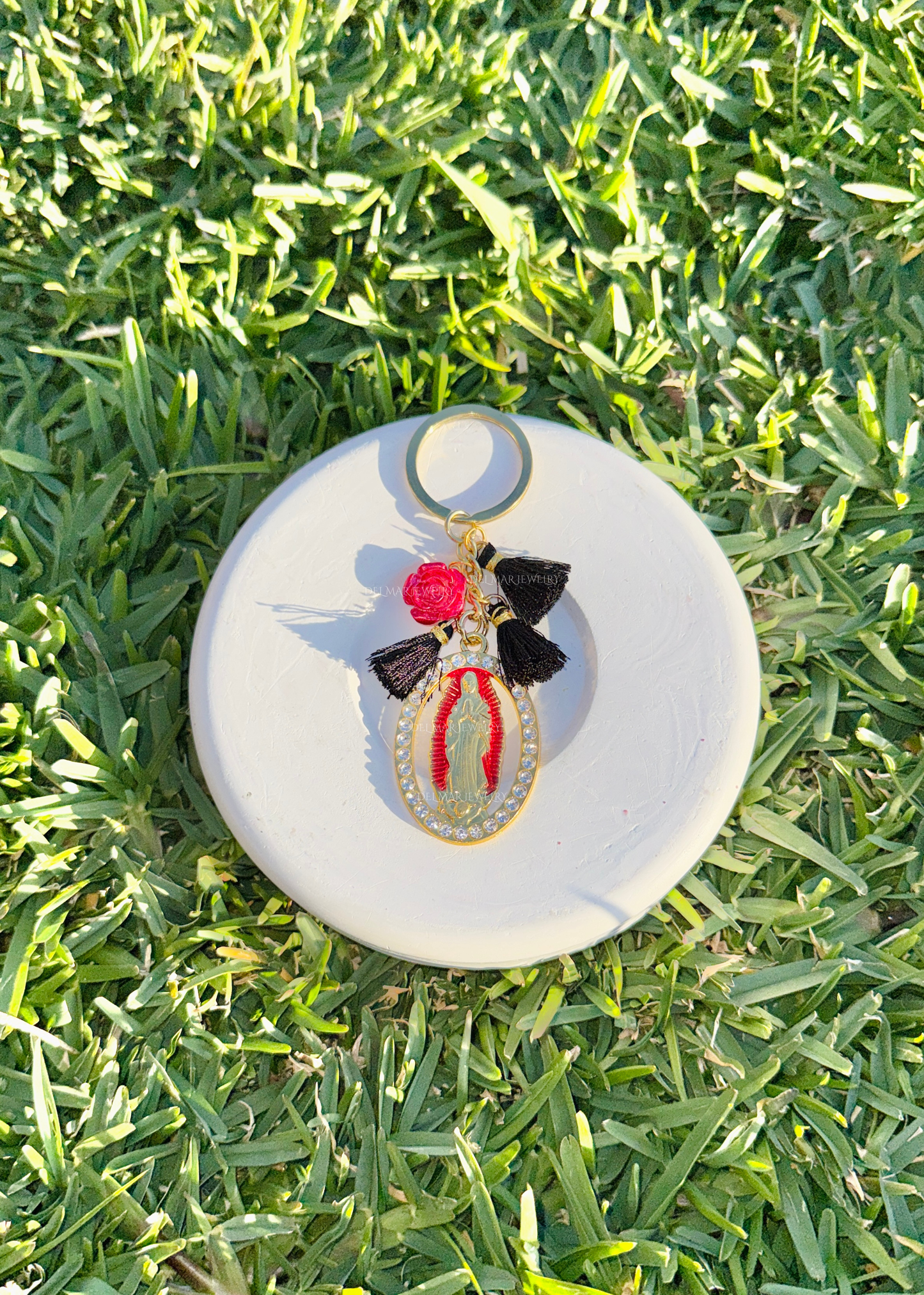 La Rosa: Virgen de Guadalupe Keychain