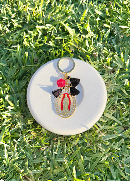 La Rosa: Virgen de Guadalupe Keychain