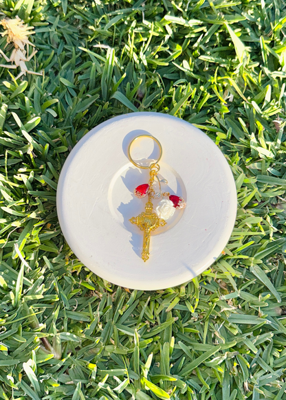 Jesus Crucifix Cross Keychain