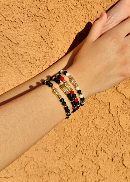 Saint Jude Beaded Charm Bracelet
