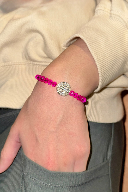 Saint Benedict Crystal Beaded Bracelets