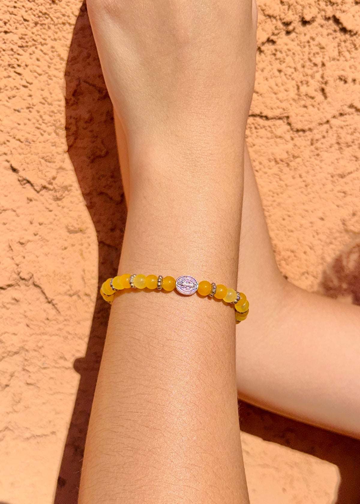 Sant Benedict— 6mm Glass Beaded Bracelets