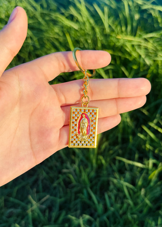 La Virgin de Guadalupe Keychain