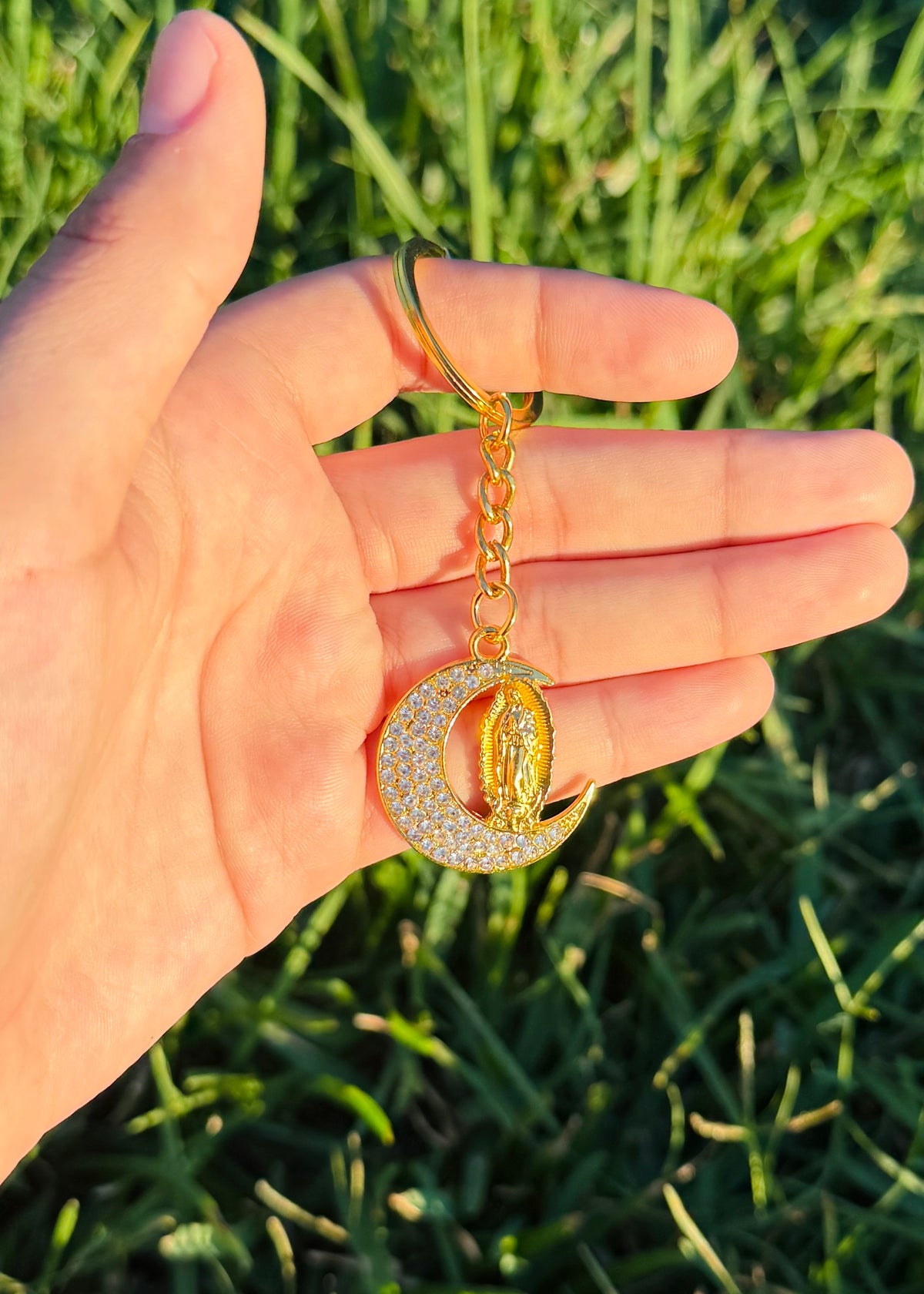 Luna de Guadalupe Keychain
