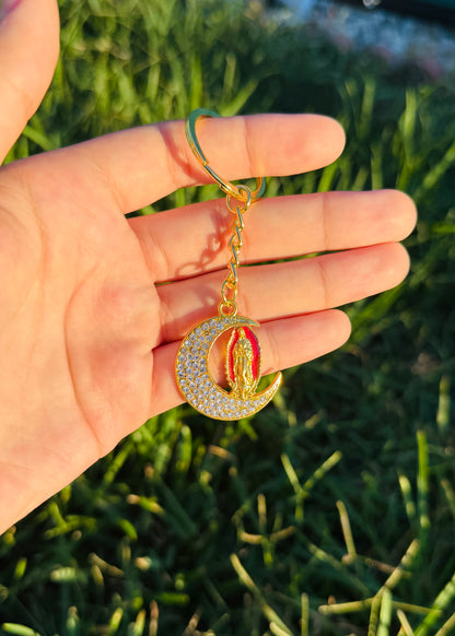 Luna de Guadalupe Keychain