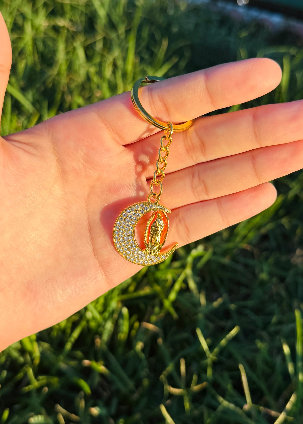 Luna de Guadalupe Keychain