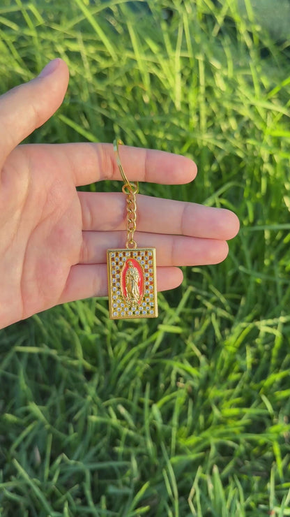La Virgin de Guadalupe Keychain