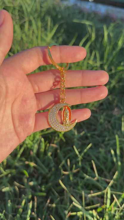 Luna de Guadalupe Keychain